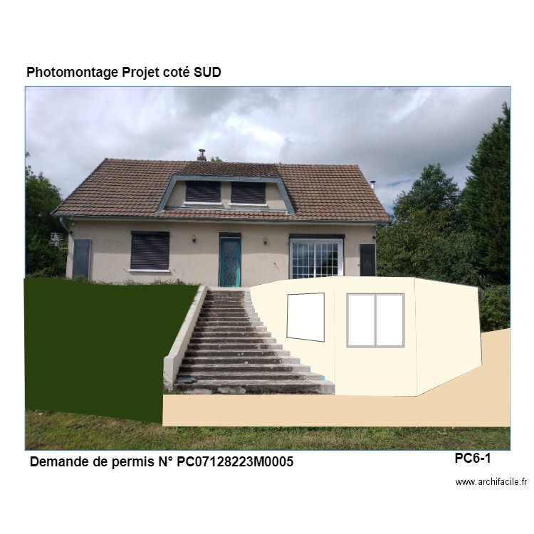 Vison projet sans escaliers. Plan de 0 pièce et 0 m2