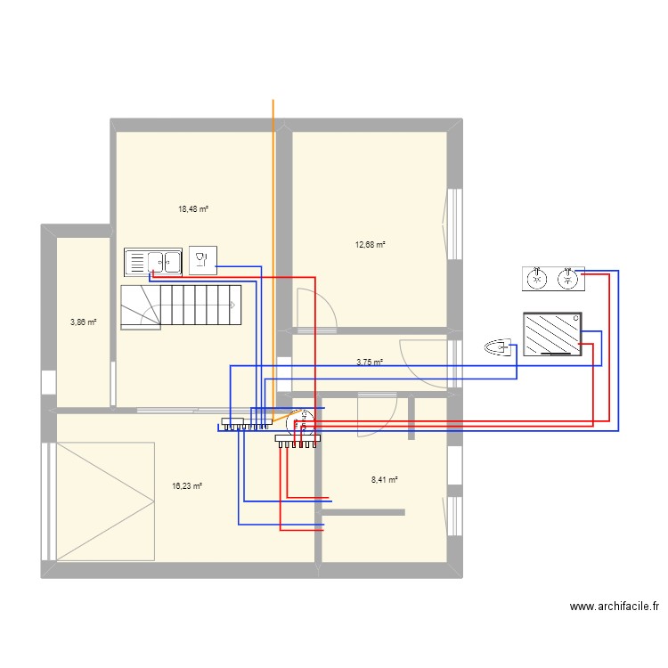 PLAN PLOMBERIE. Plan de 0 pièce et 0 m2