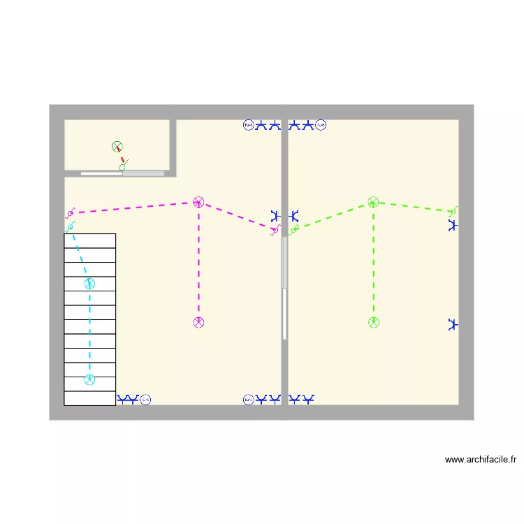 Plan maison Mathieu H1. Plan de 