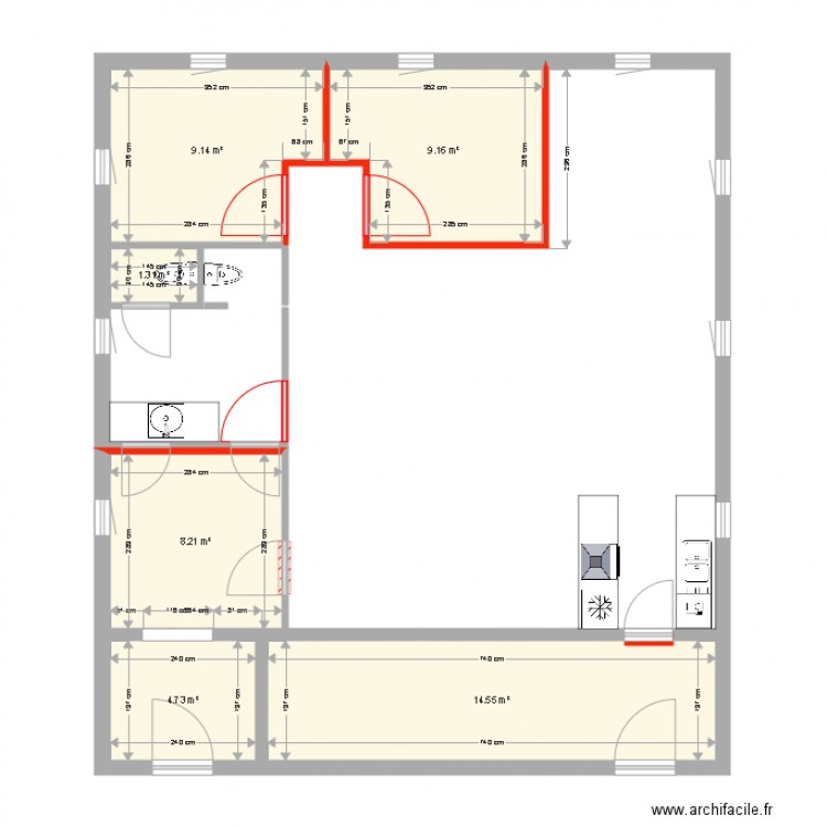 projet mam version 2. Plan de 0 pièce et 0 m2