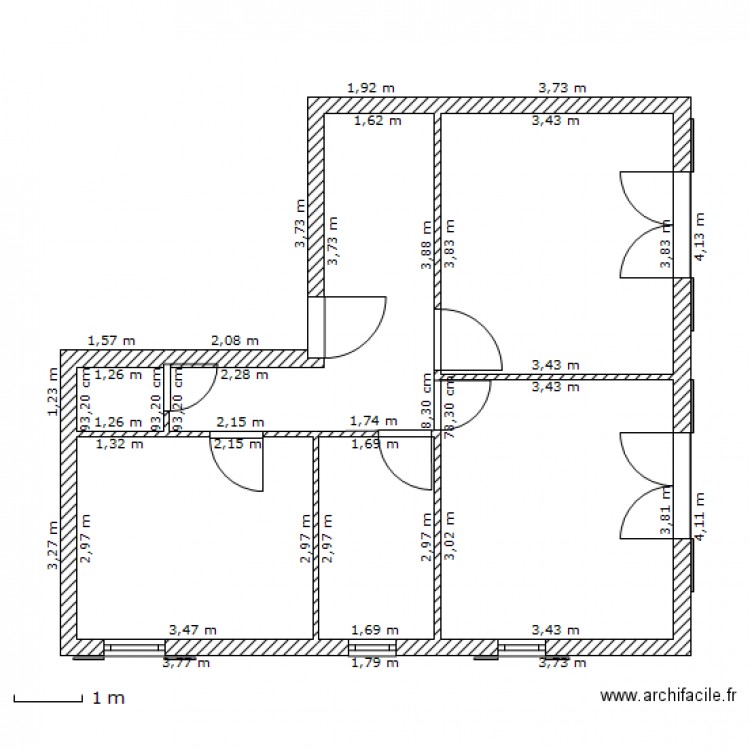 duplex F5 etienne clementel. Plan de 0 pièce et 0 m2