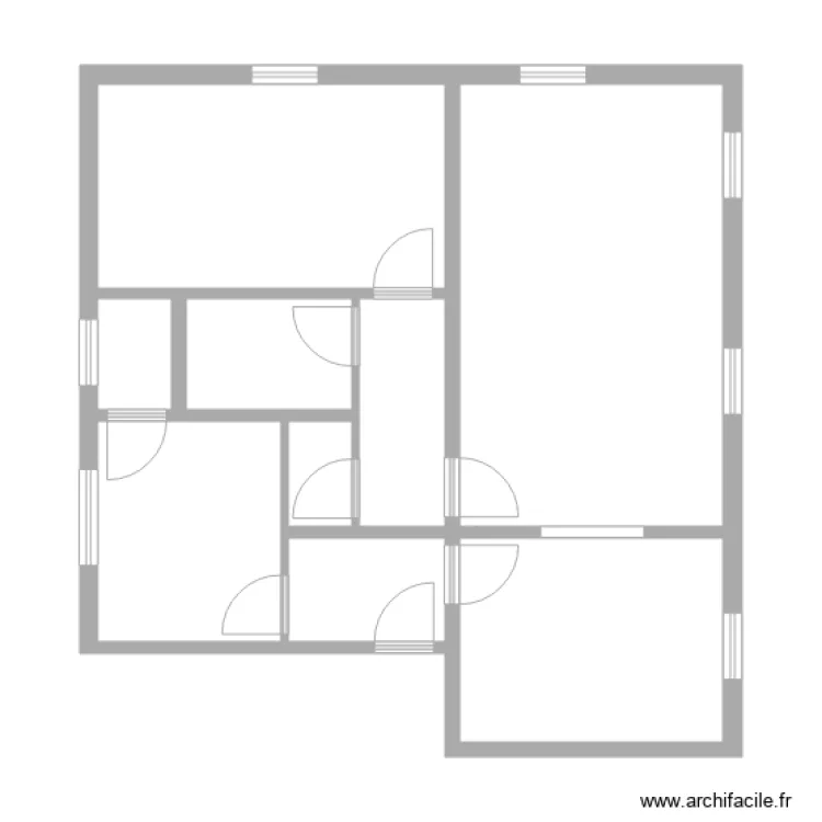 TERRADE MATERN STRASBOURG. Plan de 