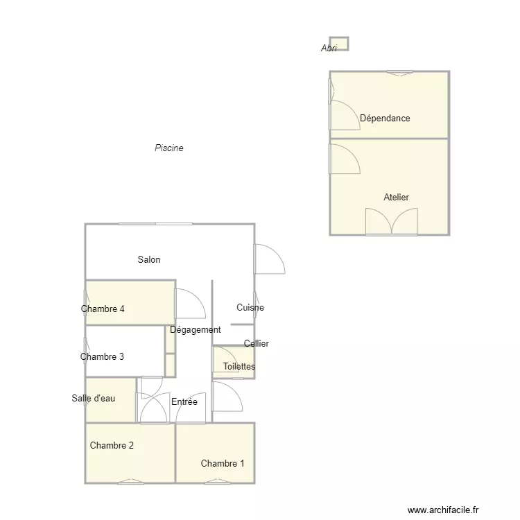 Croquis KIZILAY / LARINI. Plan de 