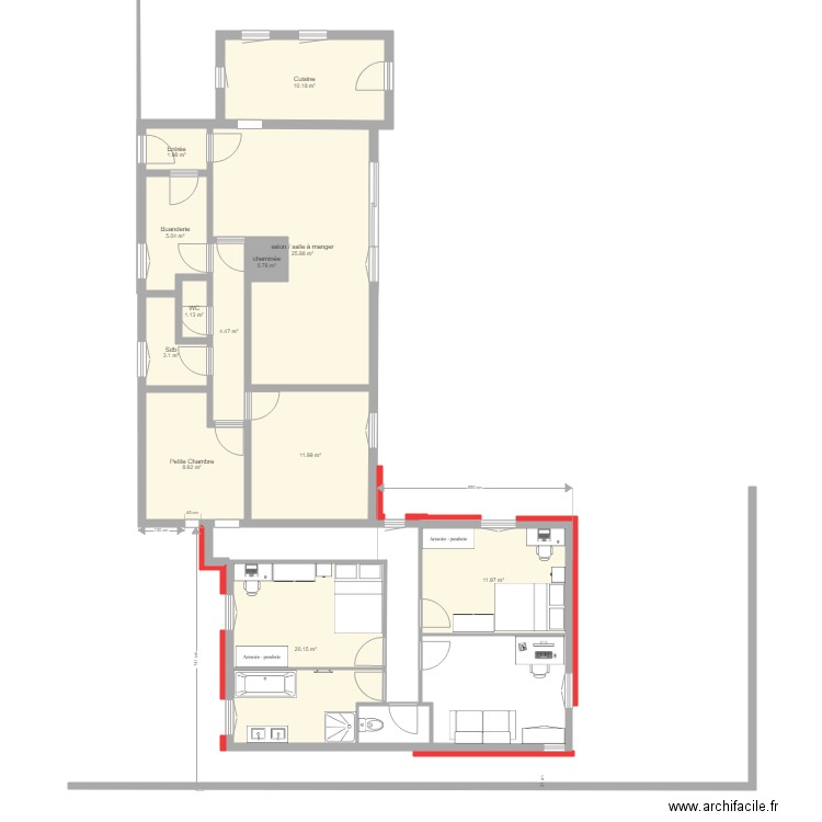 5Eprojet 17122018 bonne L2. Plan de 0 pièce et 0 m2