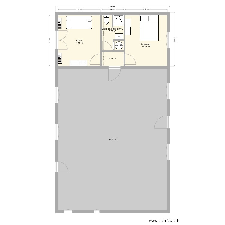 Maubuisson Extension 4. Plan de 0 pièce et 0 m2