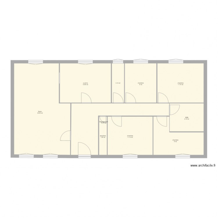 plan fagot. Plan de 0 pièce et 0 m2