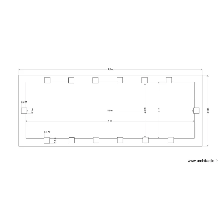 MAURINES. Plan de 