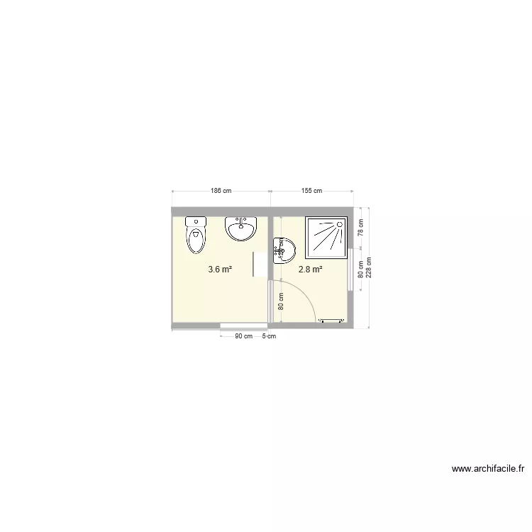 salle de bain2. Plan de 