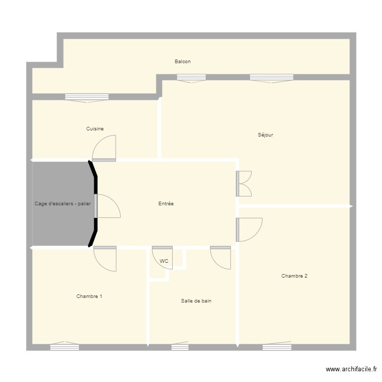 LE CHATELLIER 1er. Plan de 0 pièce et 0 m2