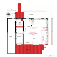 chalet 63 projet rez de chauss&eacute; 1