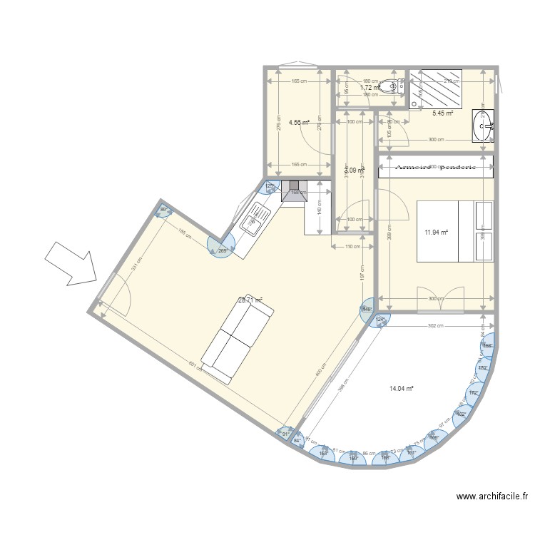 Plan Milelli. Plan de 0 pièce et 0 m2