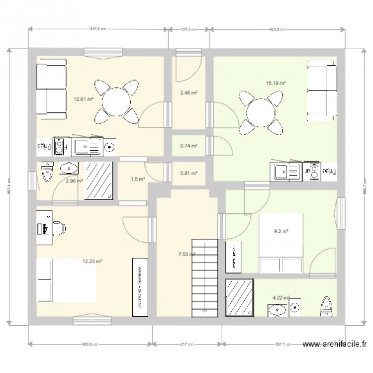 Projet Hugo 8. Plan de 0 pièce et 0 m2