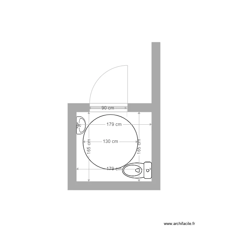 BEER WC. Plan de 