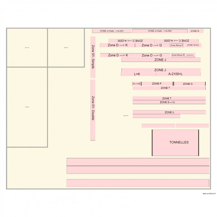 Entrepôt 3as Futur. Plan de 0 pièce et 0 m2