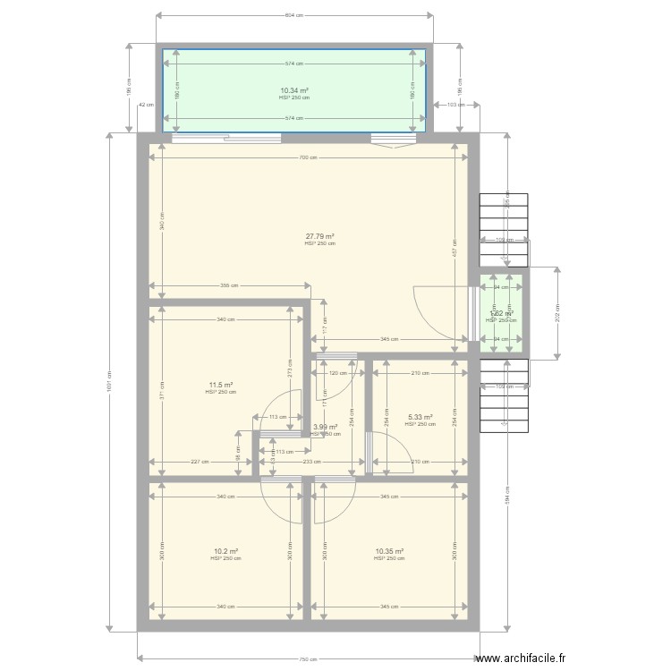 Maison des potier Pierre  Modifié 20 11 21. Plan de 8 pièces et 81 m2