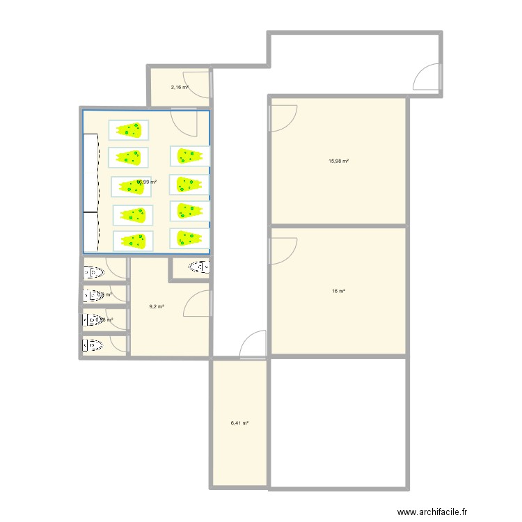 Ecole. Plan de 0 pièce et 0 m2