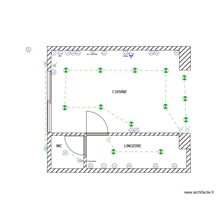 Cuisine Wamb 4. Plan de 0 pièce et 0 m2