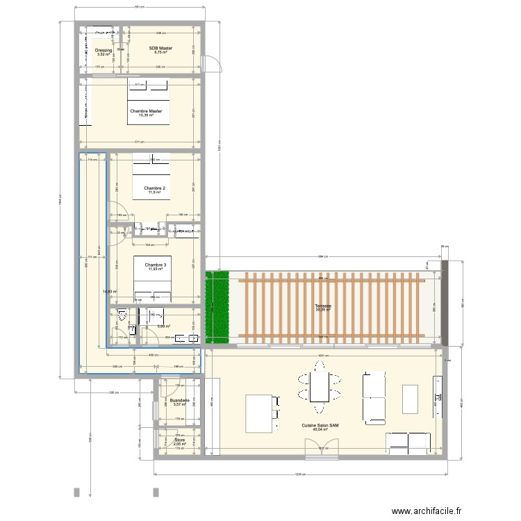VILLA 3CH SUR POOL. Plan de 0 pièce et 0 m2