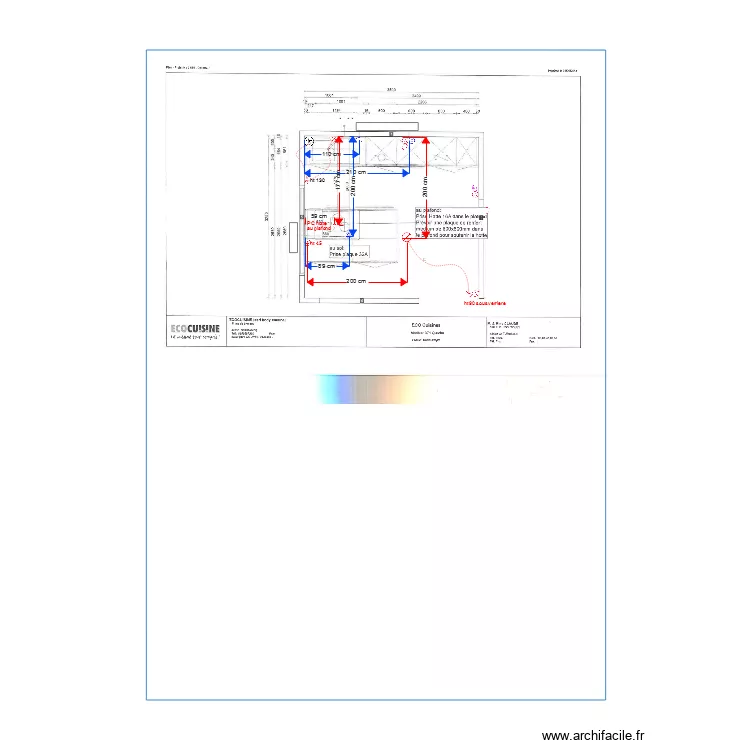  3  cuisine . Plan de 