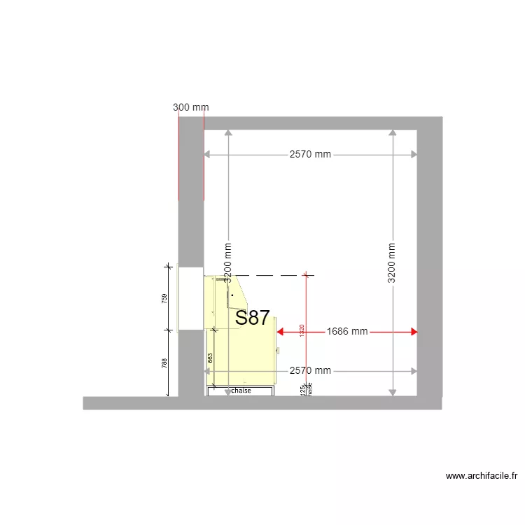 COUPE PROJET AVIGNON ROTONDE S27. Plan de 