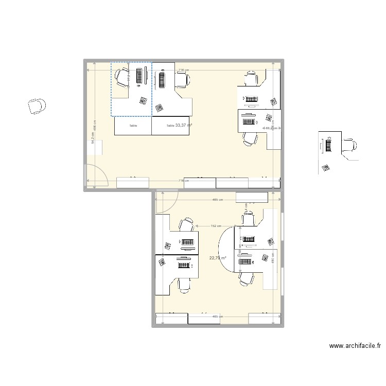 bureau qualité production V4. Plan de 0 pièce et 0 m2