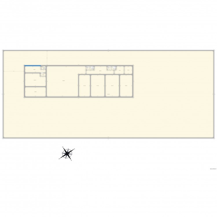 barre sud. Plan de 0 pièce et 0 m2