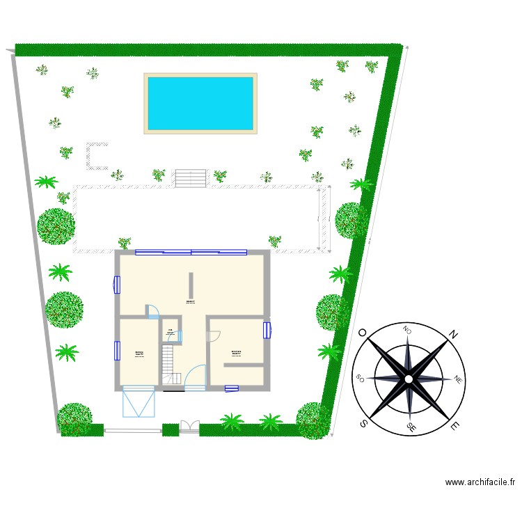 Résidence Yamna jardin et extérieur 2. Plan de 0 pièce et 0 m2