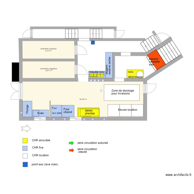 Cuisine Cabaresto fin de service. Plan de 0 pièce et 0 m2
