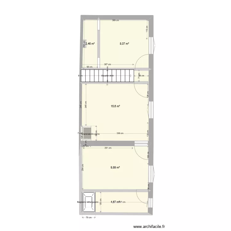 RAVOUX ETAGE EXISTANT. Plan de RAVOUX ETAGE EXISTANT. Plan de