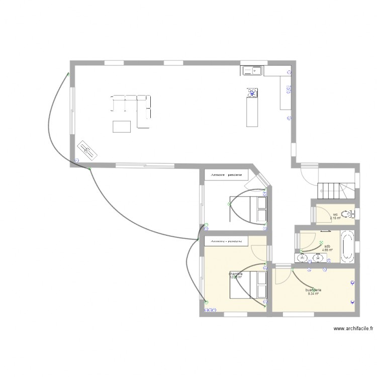 chantier francois1. Plan de 0 pièce et 0 m2