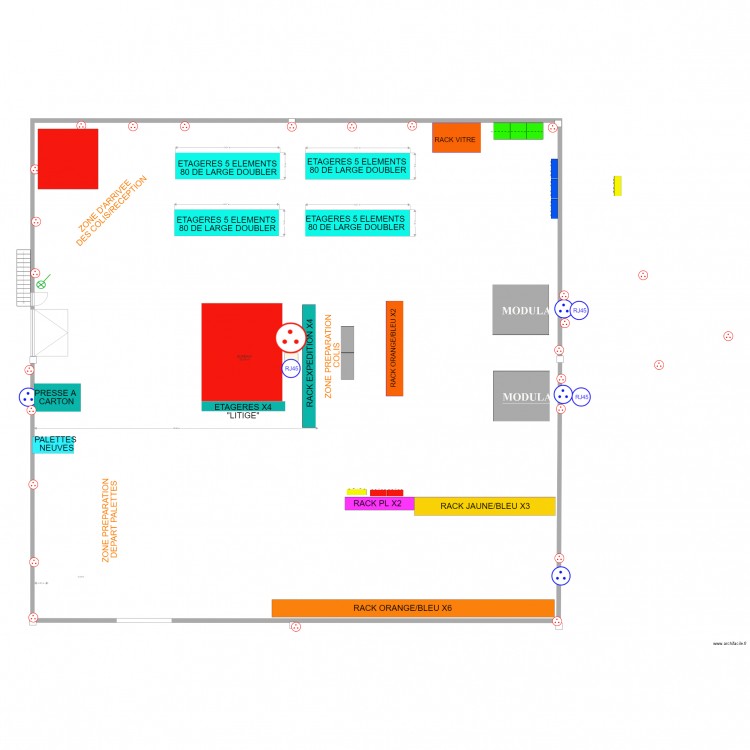 MAGASIN CENTRAL BATIMENT 203 2. Plan de 0 pièce et 0 m2