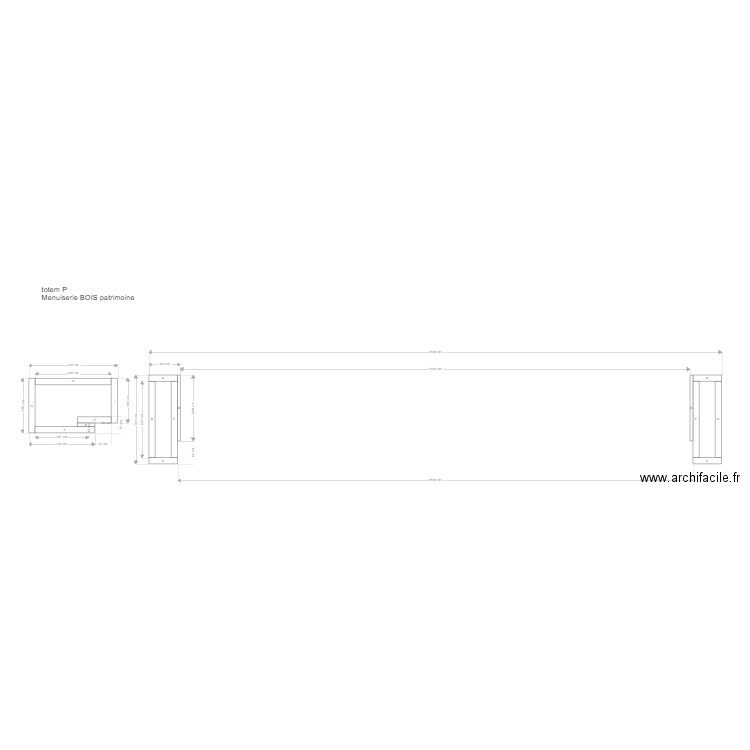 Totem P patrimoine. Plan de 0 pièce et 0 m2