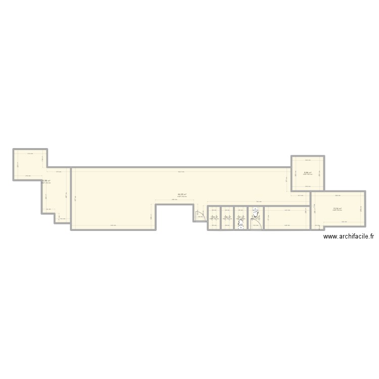 Wellness Ménuires V1. Plan de 8 pièces et 100 m2