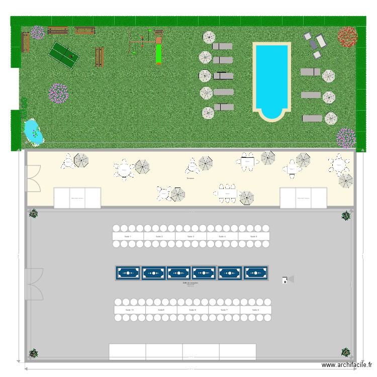 HOTEL 1. Plan de 0 pièce et 0 m2
