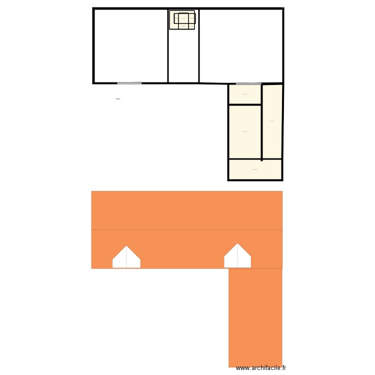tp étage et couverture . Plan de 0 pièce et 0 m2