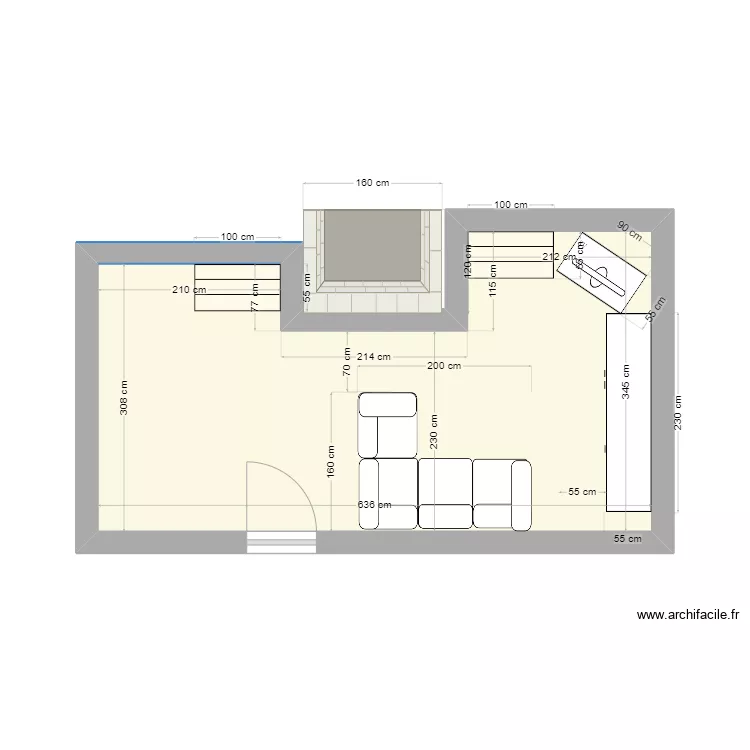 salon2. Plan de 