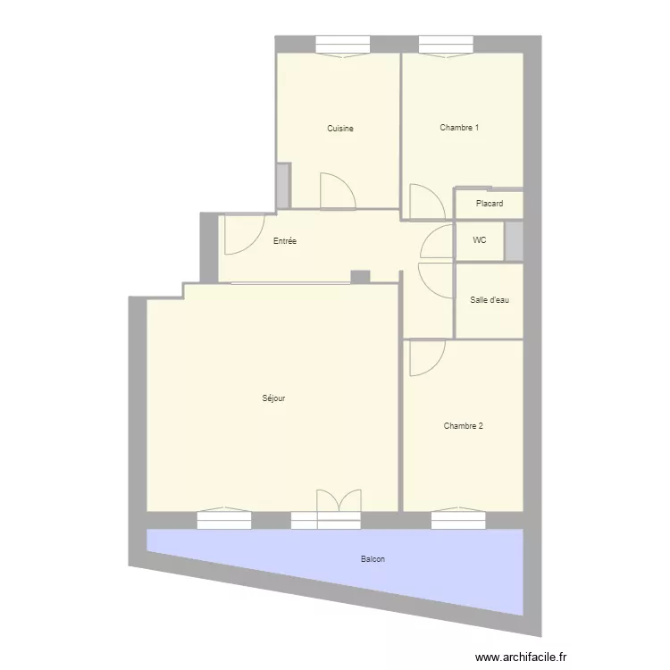 Kon&eacute;. Plan de 