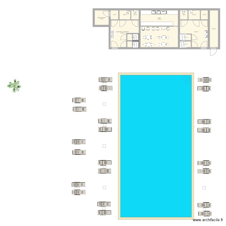 Poolhouse 11. Plan de 0 pièce et 0 m2