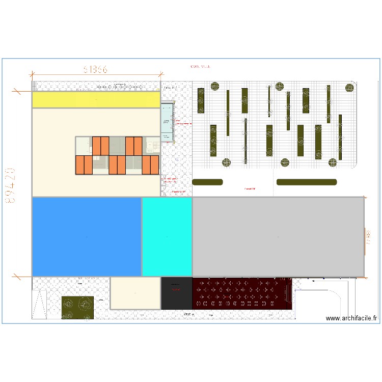 lss. Plan de 7 pièces et 5329 m2