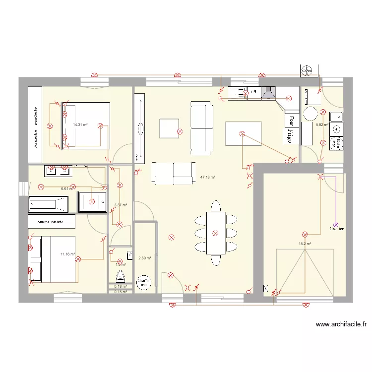 MAISON 22. Plan de MAISON 22. Plan de