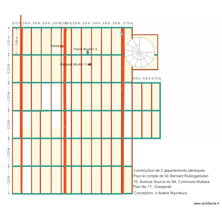 toiture3. Plan de toiture3. Plan de