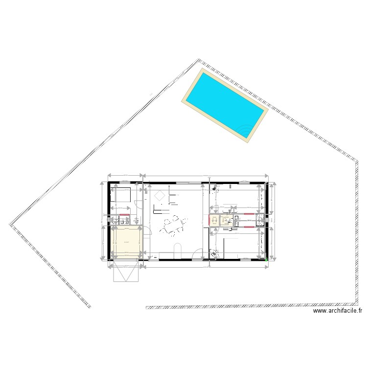 plan maison breteniere 2. Plan de 0 pièce et 0 m2