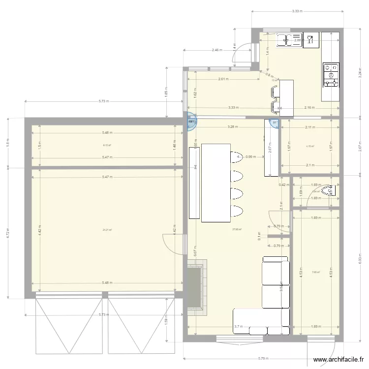 Maison Paquot. Plan de 