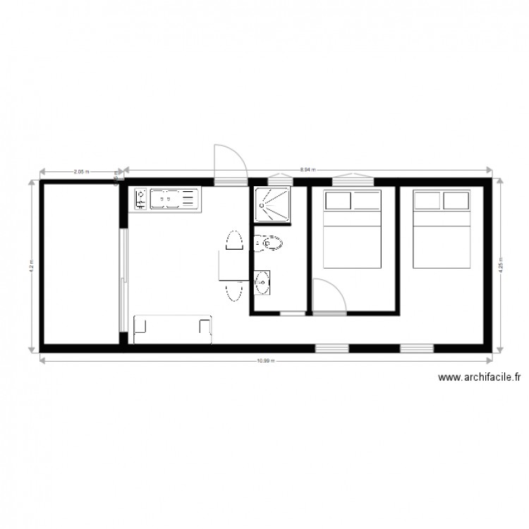 mejouok. Plan de 0 pièce et 0 m2