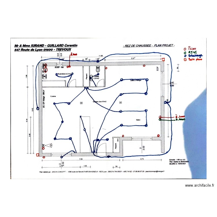 Trévous Plan Elec. Plan de 0 pièce et 0 m2