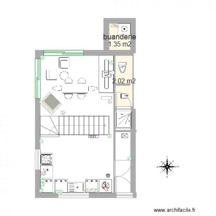 VA1 RDC etat. Plan de 0 pièce et 0 m2