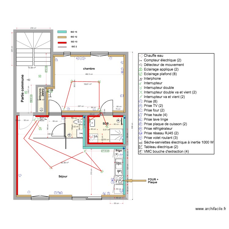 LOT A  1ER  DEUX PIECES 25 AOUT 2020. Plan de 0 pièce et 0 m2