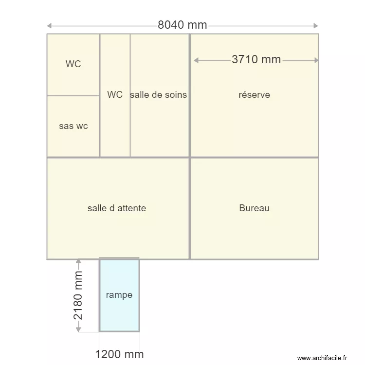 v&eacute;t&eacute;rinaire . Plan de 0 pièce et 0 m2