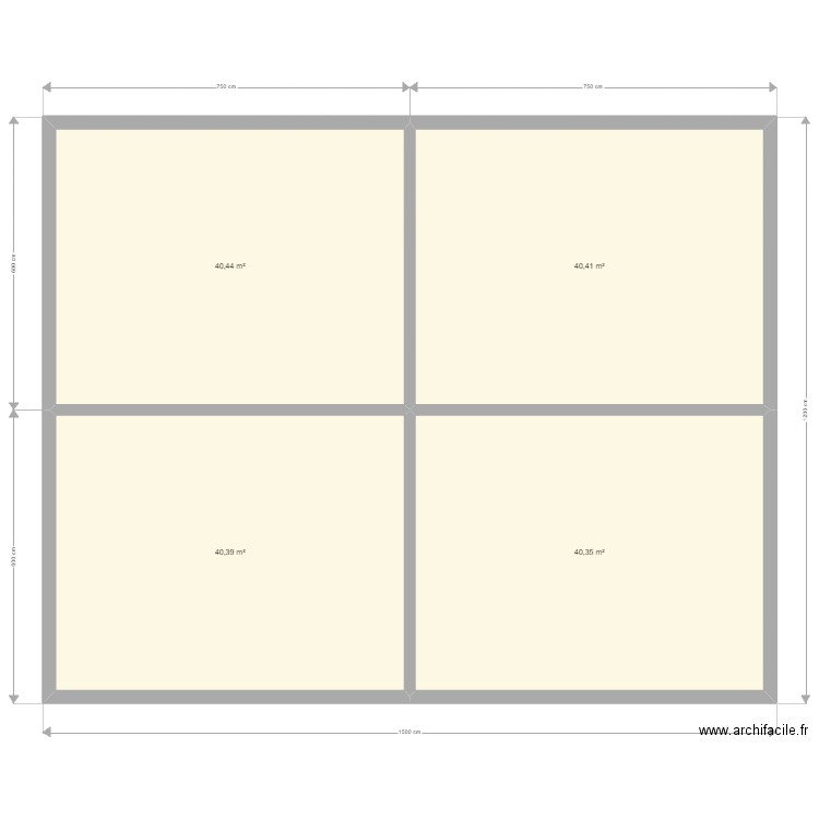 HANGAR. Plan de 4 pièces et 162 m2