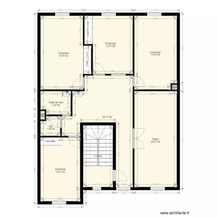 2eme etage 4 eme essai. Plan de 